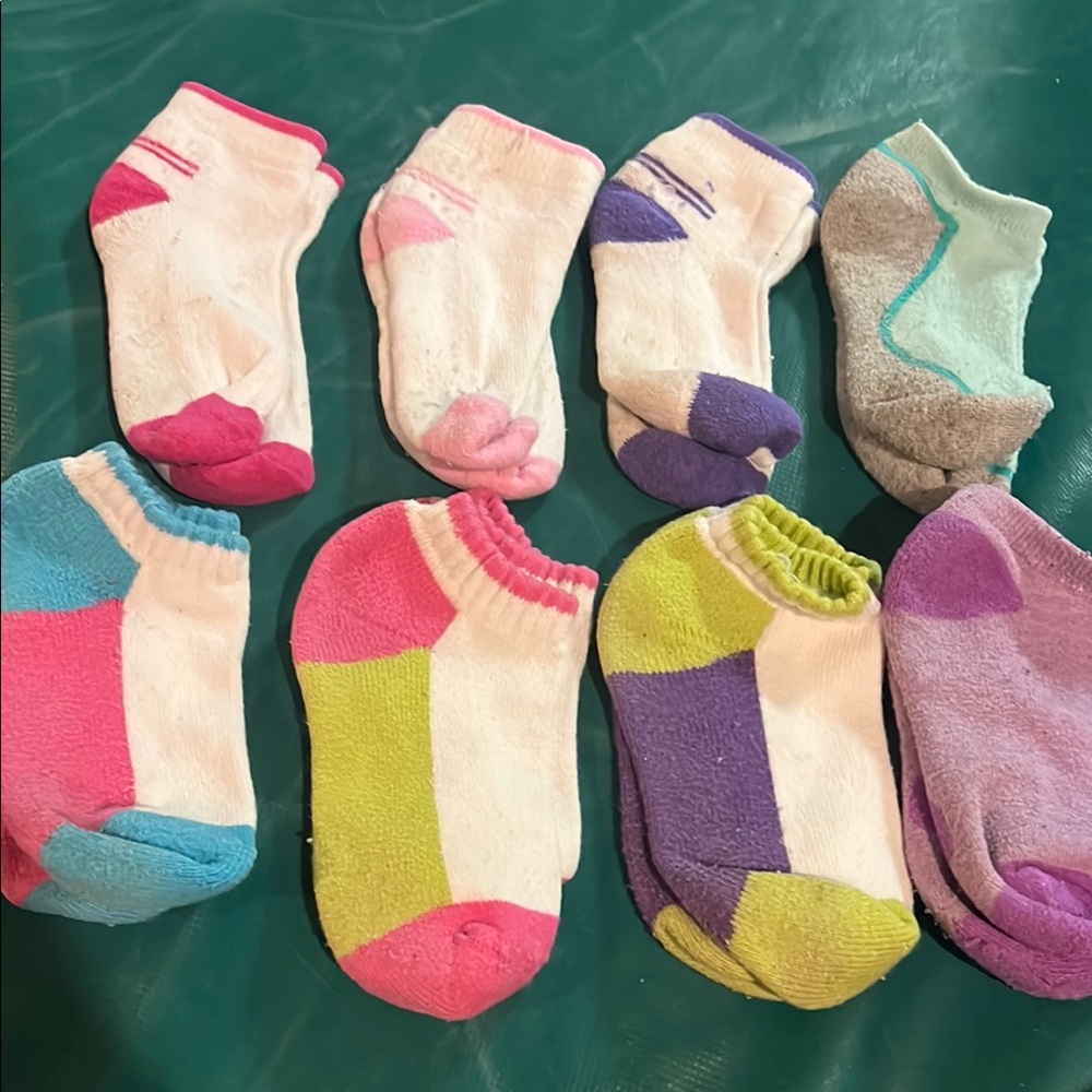 Colorful girls Ankle Socks Set